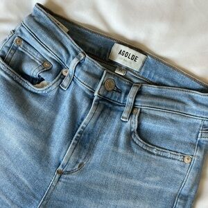 AGOLDE High Waisted Skinny Jeans Size 23